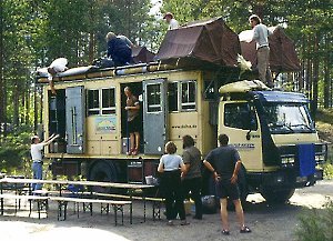 Dachzeltbus in Finnland