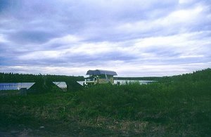 Stellplatz am Ounasjoki