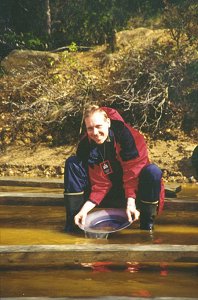 Goldwaschen in Tankavara