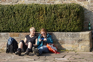 Pause auf Schloss Waldeck