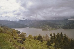 Blick auf den Stausee